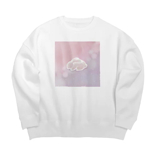 ユメウサギ アレンジver Big Crew Neck Sweatshirt