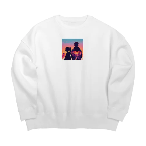 Believe in Eternity Big Crew Neck Sweatshirt