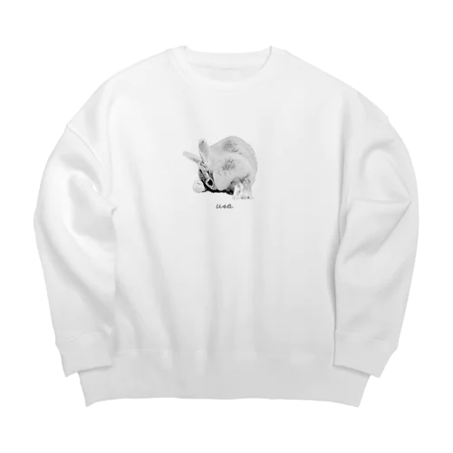 うさぎ　 Big Crew Neck Sweatshirt