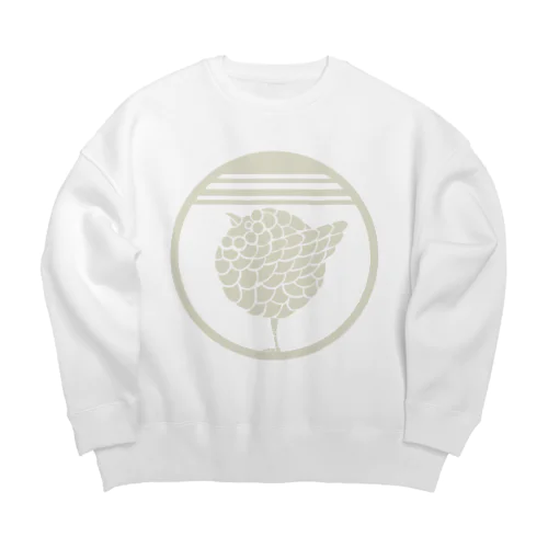 サブロウ紋（薄） Big Crew Neck Sweatshirt