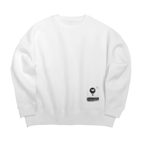 眼＝気球 Big Crew Neck Sweatshirt