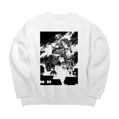 鉄神01 Big Crew Neck Sweatshirt