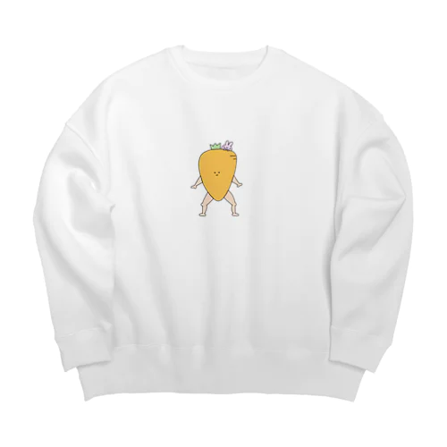 ひざのあるなかまたち Big Crew Neck Sweatshirt