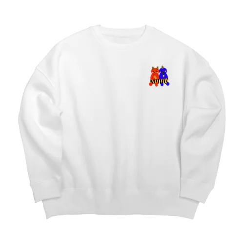 仲良し小鬼ちゃん② Big Crew Neck Sweatshirt