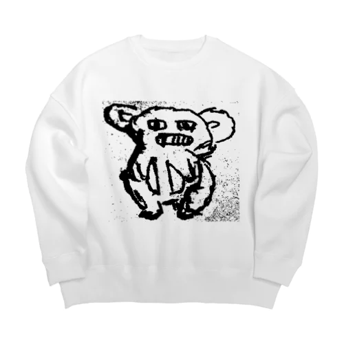 黒いやつ Big Crew Neck Sweatshirt