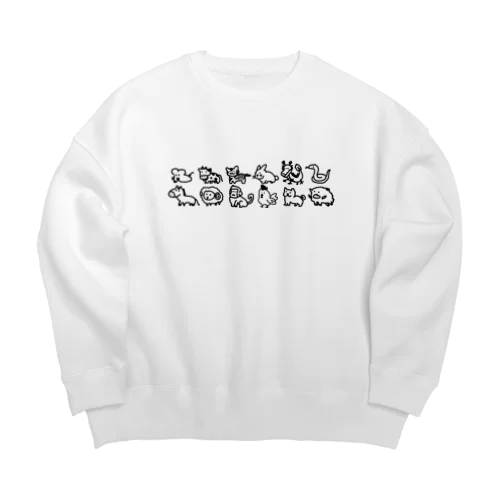 干支干支行進 Big Crew Neck Sweatshirt