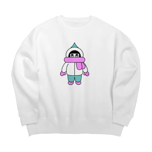 冬モコさん Big Crew Neck Sweatshirt