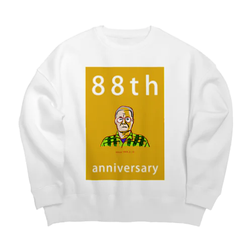 88th anniversary limited item Big Crew Neck Sweatshirt