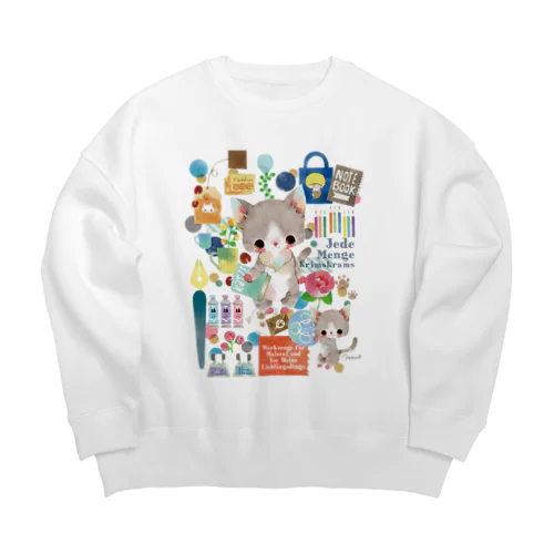 stationery Big Crew Neck Sweatshirt