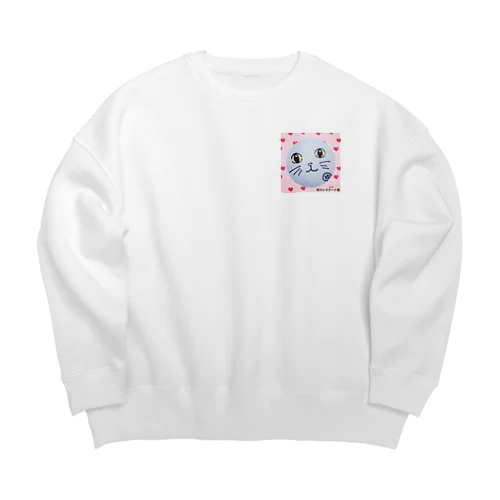 猫のレオタード屋 Big Crew Neck Sweatshirt