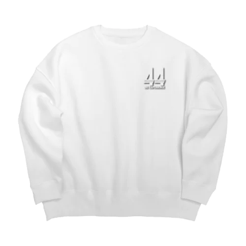 44ロゴオリジナルホワイトシャドウ Big Crew Neck Sweatshirt