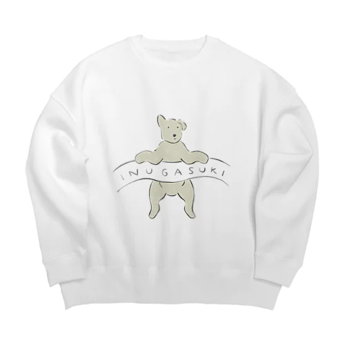 犬が好き Big Crew Neck Sweatshirt