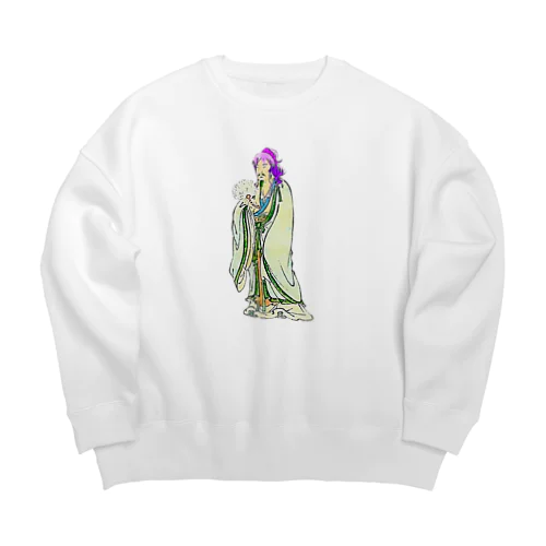 諸葛亮孔明×ギャル(諸葛ギャル孔明) Big Crew Neck Sweatshirt