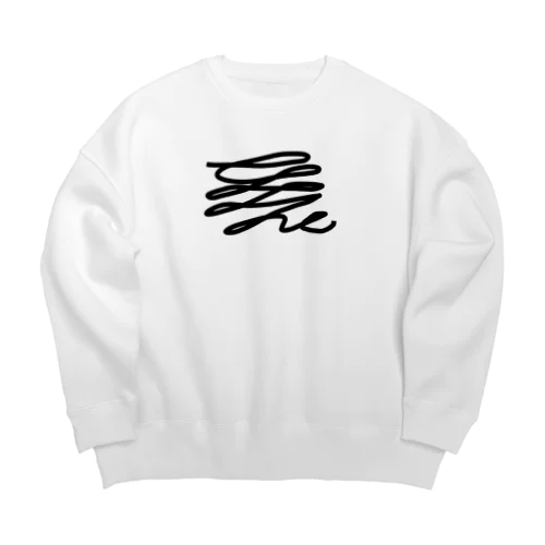 [R][T]高架好き デザイン③ Big Crew Neck Sweatshirt