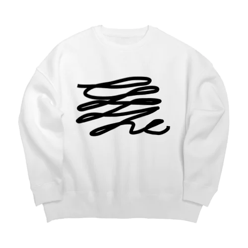 [L][T]高架好き デザイン③ Big Crew Neck Sweatshirt