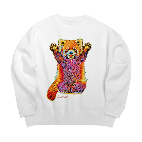 レッサーパンダ／Juno Big Crew Neck Sweatshirt