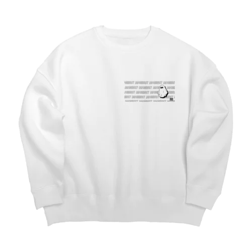 " i a m g h o s t "ビッグシルエットスウェット (WHITE or ASH) ビッグシルエットスウェット