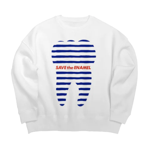 Border Big Crew Neck Sweatshirt