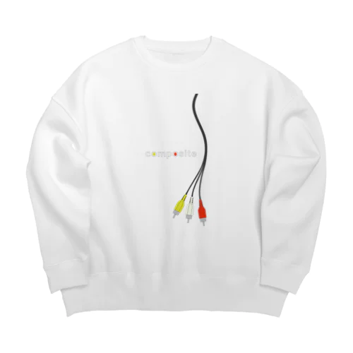 アナログAV端子　コンポジット Big Crew Neck Sweatshirt