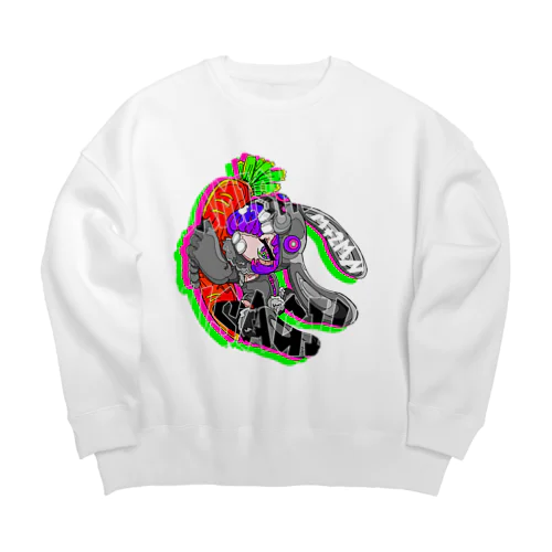 SAMISHINBO USAGI!! Big Crew Neck Sweatshirt