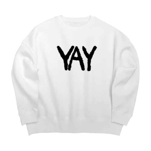 YAY Big Crew Neck Sweatshirt