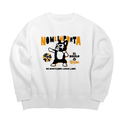 NO ME IMPORTA Big Crew Neck Sweatshirt