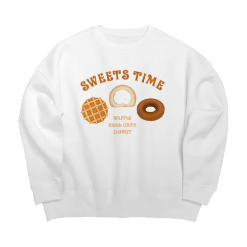 SWEETS TIME Big Crew Neck Sweatshirt