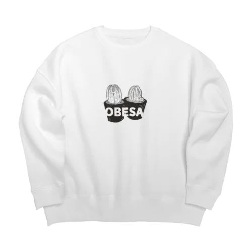 オベサ　obesa Big Crew Neck Sweatshirt