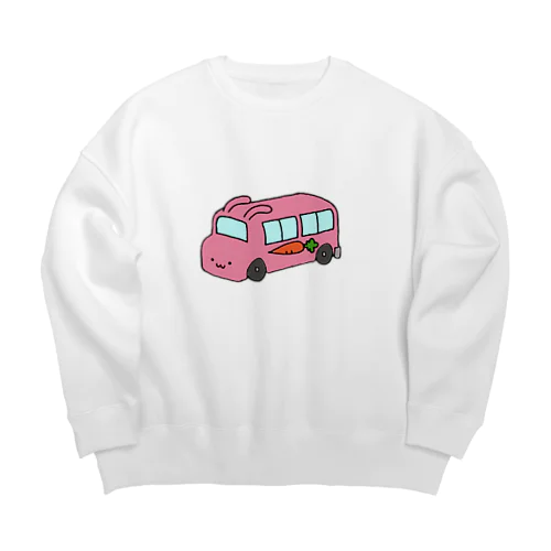 うさぎ幼稚園(もも) Big Crew Neck Sweatshirt