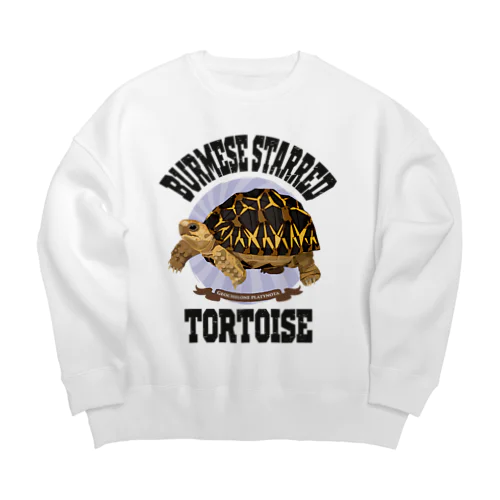 ビルマホシガメさん Big Crew Neck Sweatshirt