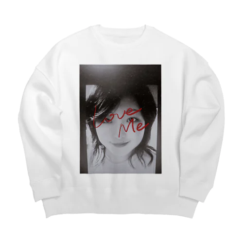 ヒーリングふるもんてぃ自然に若返る Big Crew Neck Sweatshirt