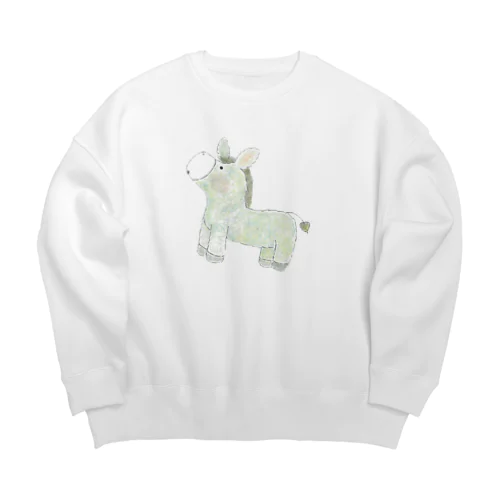 ろばの子 Big Crew Neck Sweatshirt