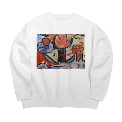 ちゅーりっぷ Big Crew Neck Sweatshirt