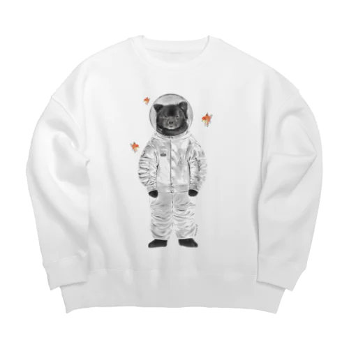 ポメ愛 Big Crew Neck Sweatshirt