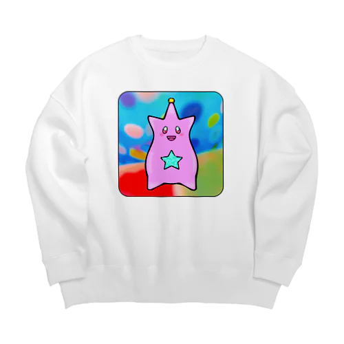 うちぅじんのひとりごと Big Crew Neck Sweatshirt