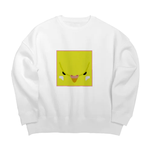 うちのインコのちろる Big Crew Neck Sweatshirt