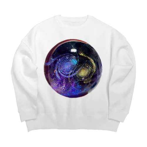 宇宙玉レジン Big Crew Neck Sweatshirt