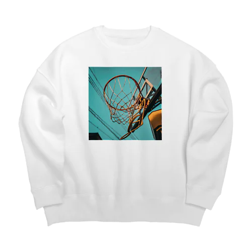 バスケくん Big Crew Neck Sweatshirt