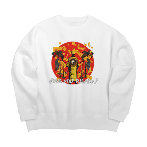 【総天然色】道士降臨  Big Crew Neck Sweatshirt