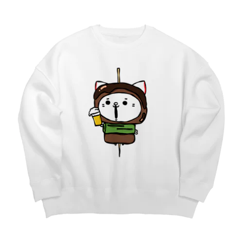 にゃんころげ#0020 Big Crew Neck Sweatshirt