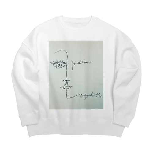 らぶまいせるふ Big Crew Neck Sweatshirt