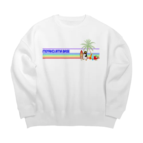 バカンスちょい悪べーすくん Big Crew Neck Sweatshirt