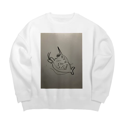 一角獣 Big Crew Neck Sweatshirt