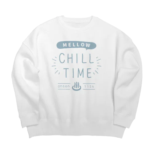 CHILL TIME Big Crew Neck Sweatshirt