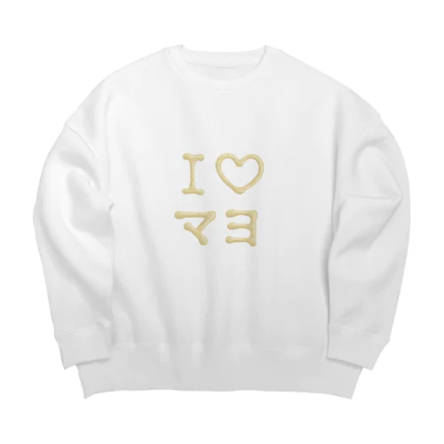 I♡マヨ Big Crew Neck Sweatshirt