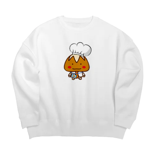 しいたけ料理長 Big Crew Neck Sweatshirt