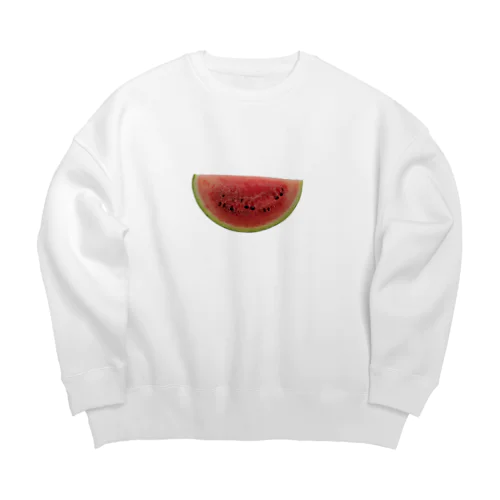 スイカ Big Crew Neck Sweatshirt