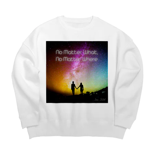 No Matter What, No Matter Where - Sora Satoh Big Crew Neck Sweatshirt