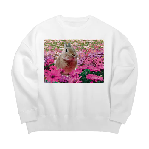 そらちゃん-うさぎのうみ Big Crew Neck Sweatshirt