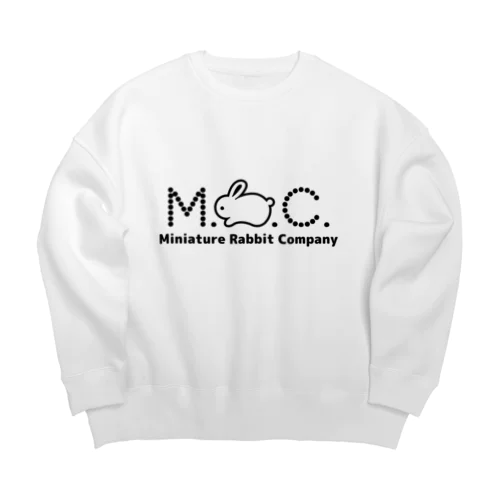 MRC　メインロゴ　黒 Big Crew Neck Sweatshirt